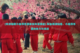 (桃源仙境小程序手游最强阵容搭配) 探秘桃源仙境，小程序手游的魅力与挑战