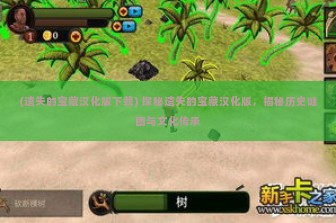 (遗失的宝藏汉化版下载) 探秘遗失的宝藏汉化版，揭秘历史谜团与文化传承